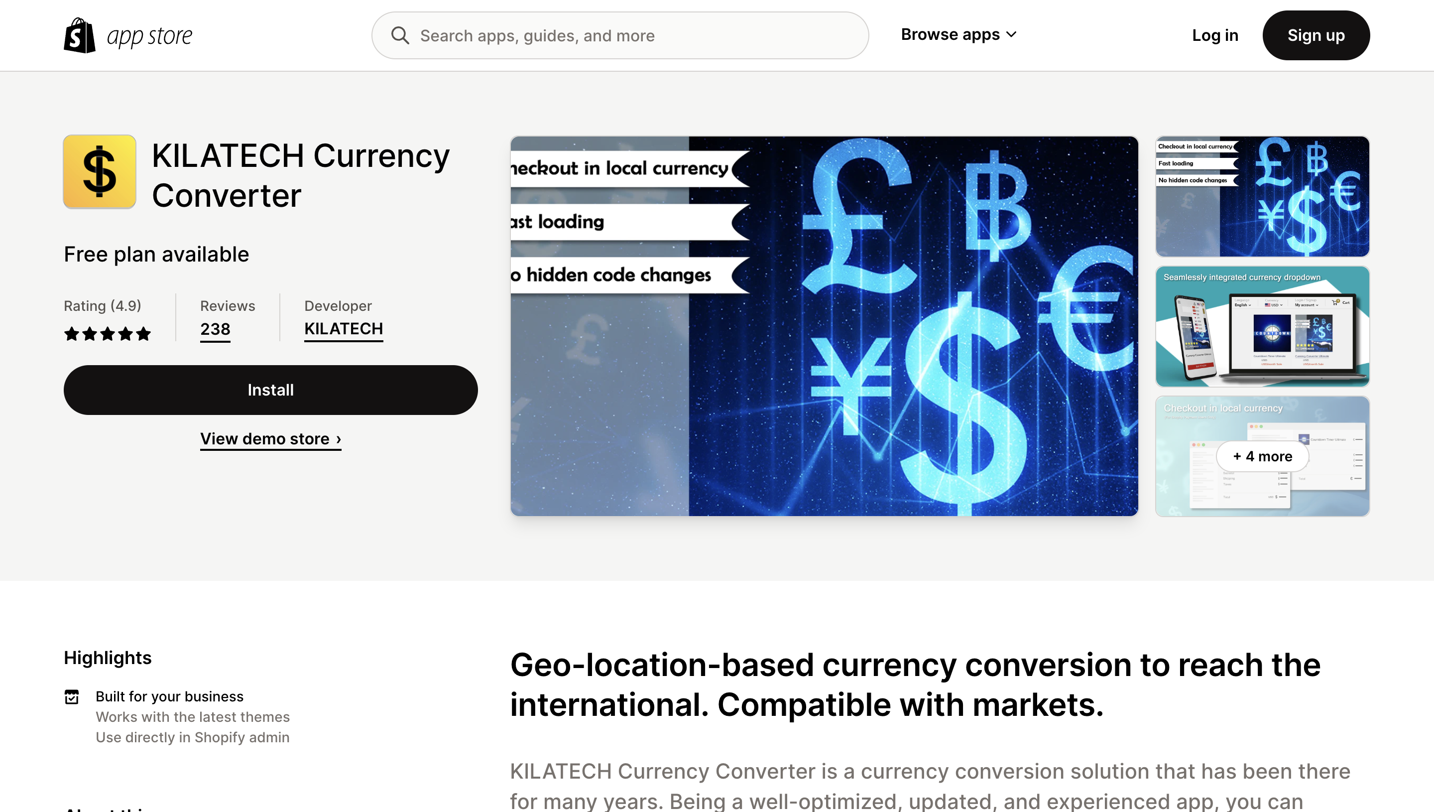 KILATECH Currency Converter